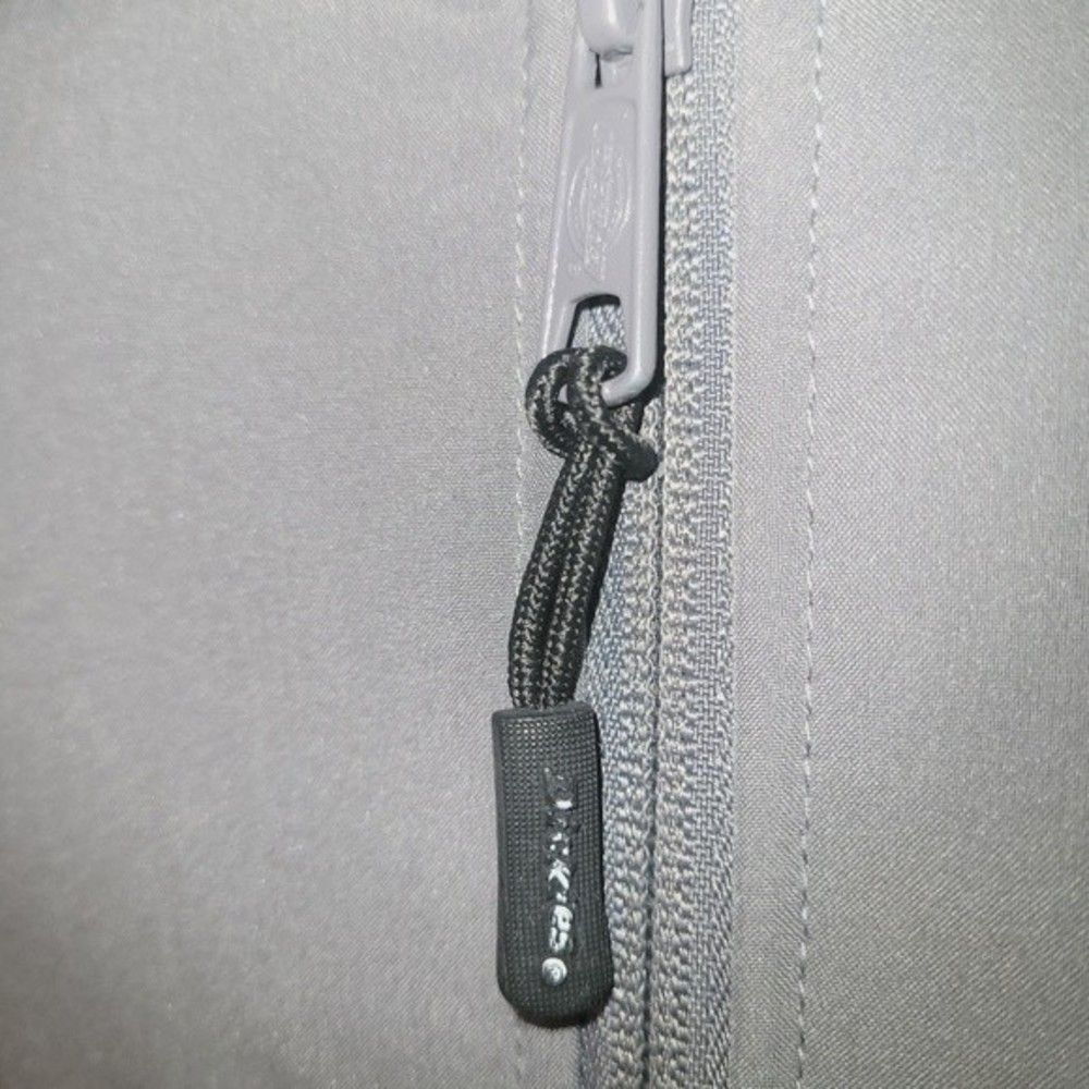 Dickies Jacket Grey Black Zip Front Shell Small W… - image 3